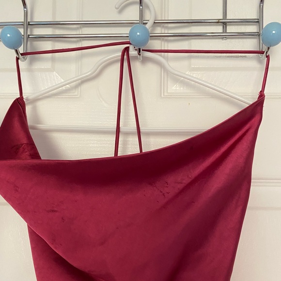 Princess Polly LIONESS Silk slit dress - Picture 4 of 16